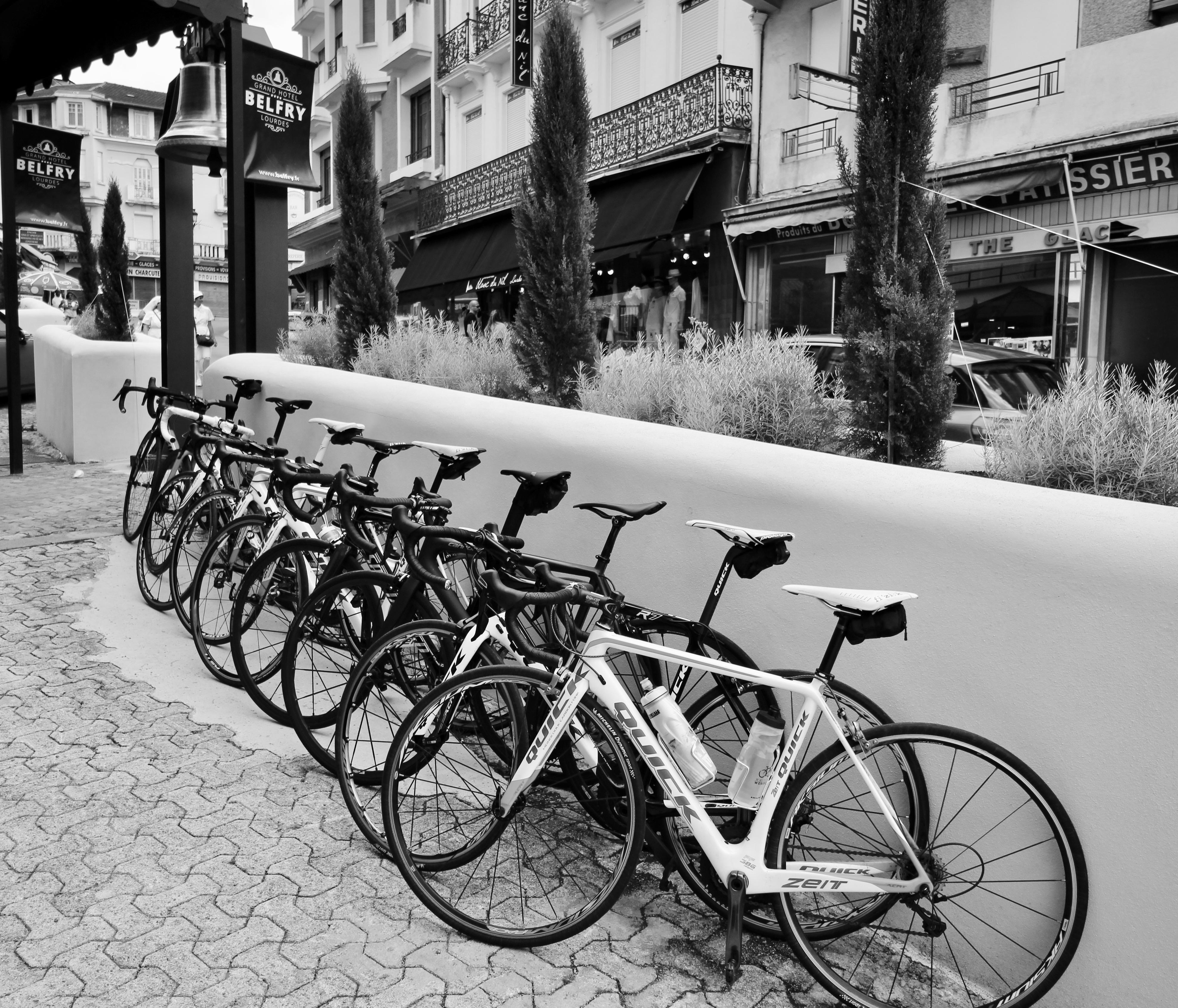 Belfry & Spa By Ligne St Barth Lourdes Eksteriør billede Bicycles parked in a row