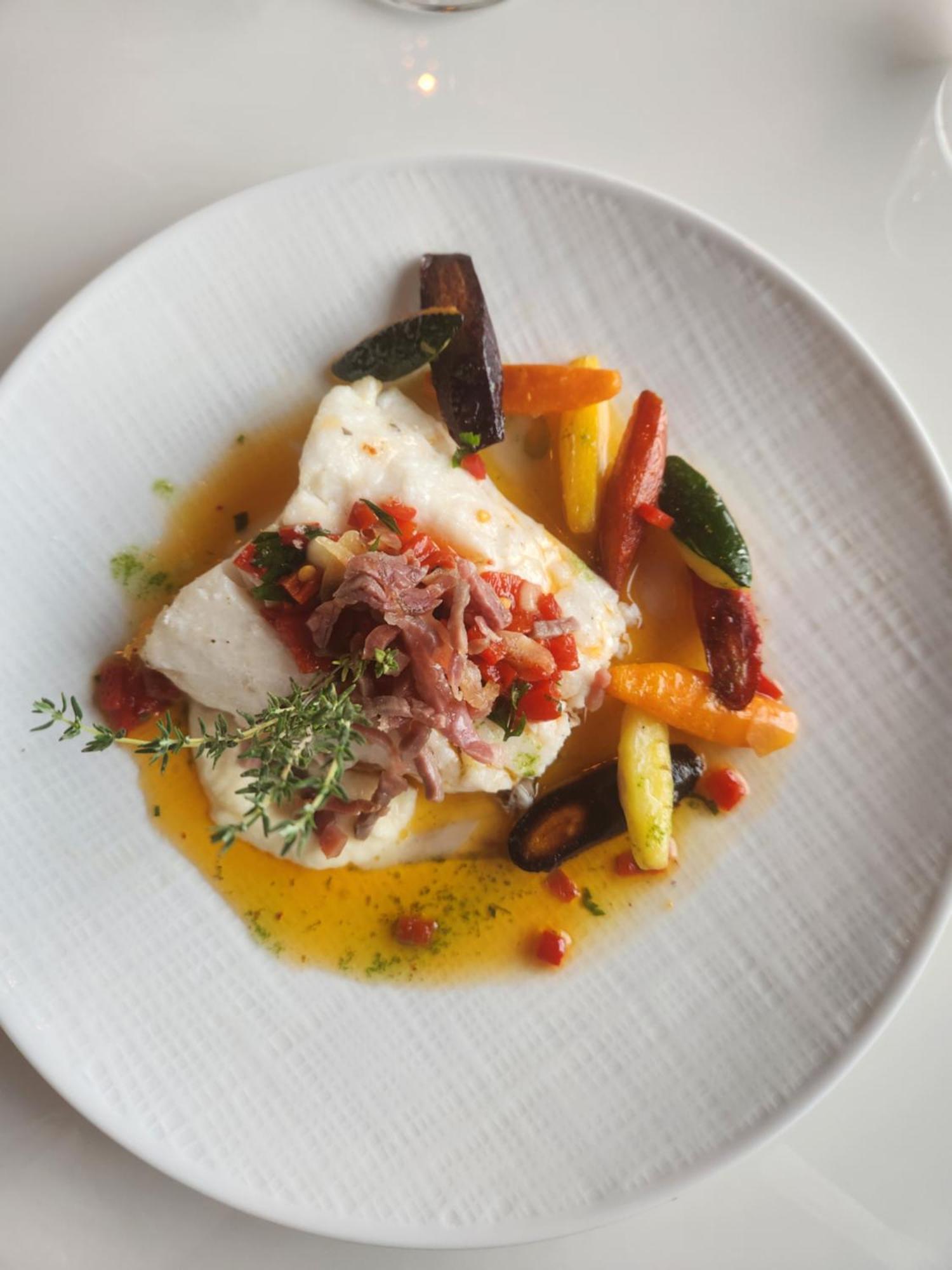 Belfry & Spa By Ligne St Barth Lourdes Eksteriør billede A plate of halibut